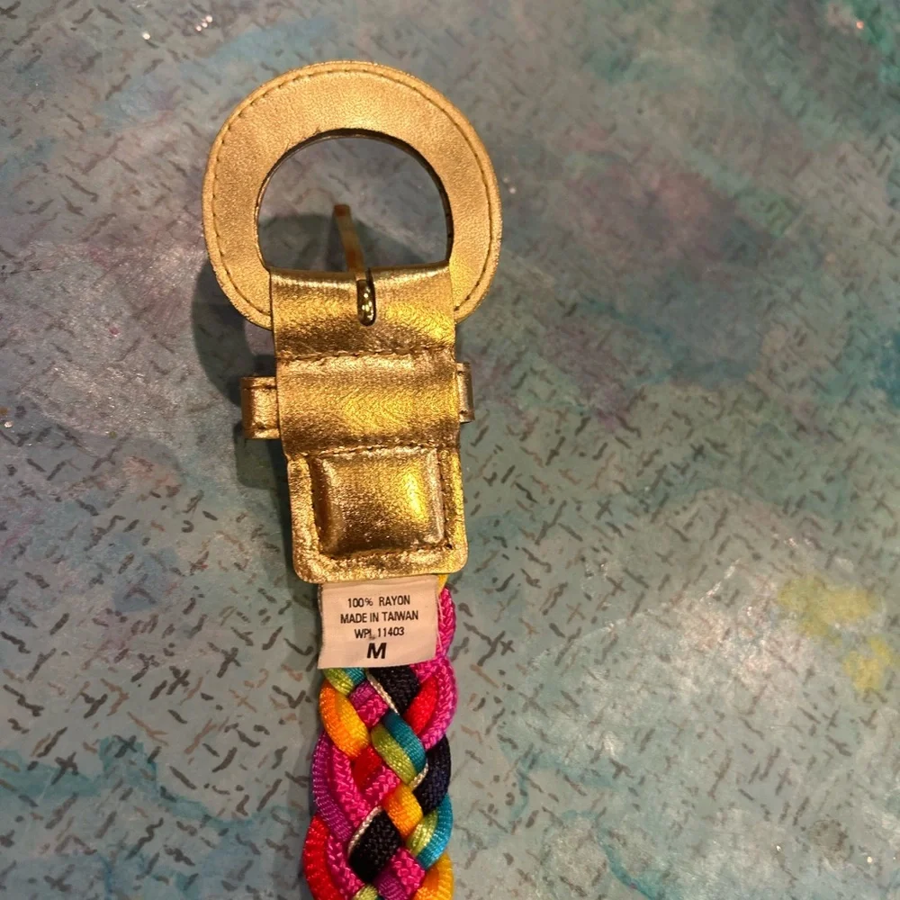 Vintage Colorful Corded Belt